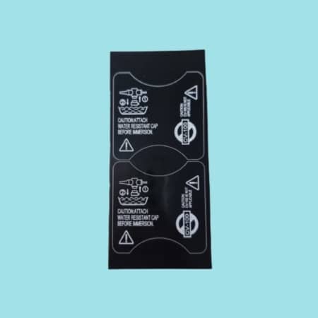 Sticker videoconnector serial number plate side compatible with 180-serie (2 pcs) by Reparts