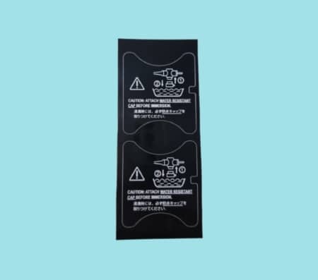 Sticker videoconnector serial number plate side (2 pcs) by Reparts