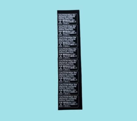 Caution sticker compatible with 190-serie EL connector (8 pcs) by Reparts