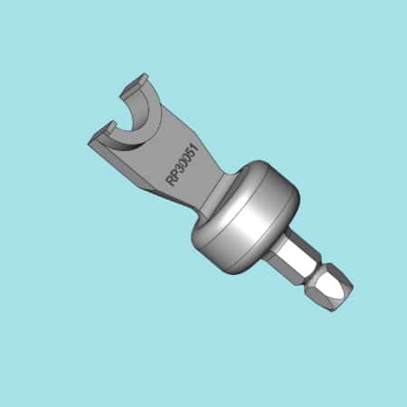 Tool for lock knob insertion tube compatible with URF-V by Reparts