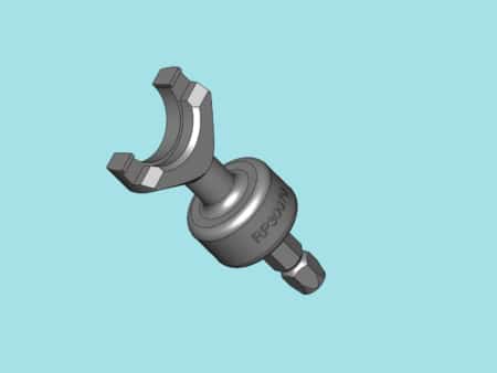 Tool for insertion tube nut compatible with GI-scopes non AL types bt Reparts