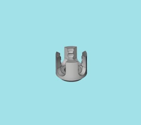Biopsy inlet adapter GI scopes by Reparts