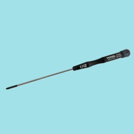 Vessel micro tip precision screw driver P0*100 by Reparts