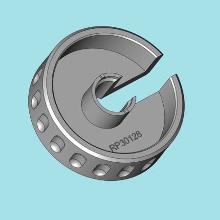 Tool nut ETO compatible with Pentax FNL scopes by Reparts