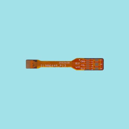 Front of a videobutton flex circuit board for GIFH185, GIFH190 and GIFHQ190