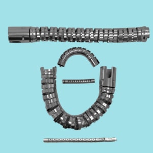 A stock image of five parts of a bending section